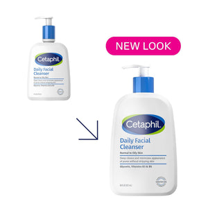 Cetaphil Cetaphil Face Wash, Daily Facial Cleanser For Sensitive, Combination To Oily Skin, NEW 16 Oz 2 Pack, Gentle Foaming, Soap Free, Hypoallergenic
