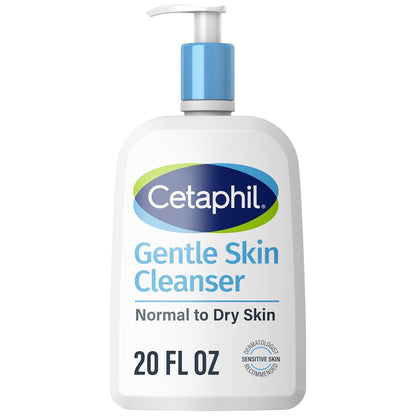 Cetaphil Cetaphil Face Wash, Hydrating Gentle Skin Cleanser For Dry To Normal Sensitive Skin, NEW 20 Oz, Fragrance Free, Soap Free And Non-Foaming