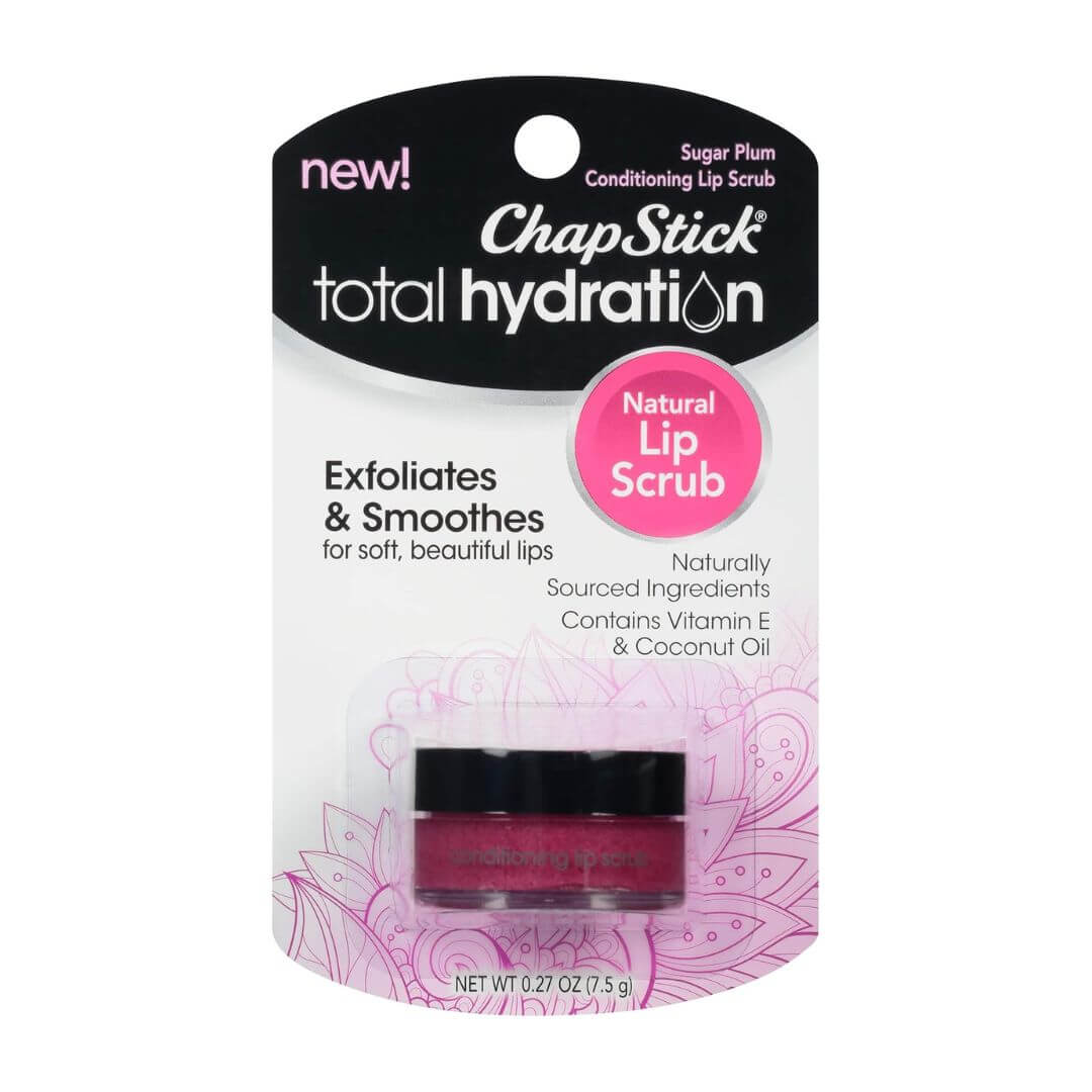 ChapStick Total Hydration Sugar Plum Conditioning Lip Scrub 7.5g