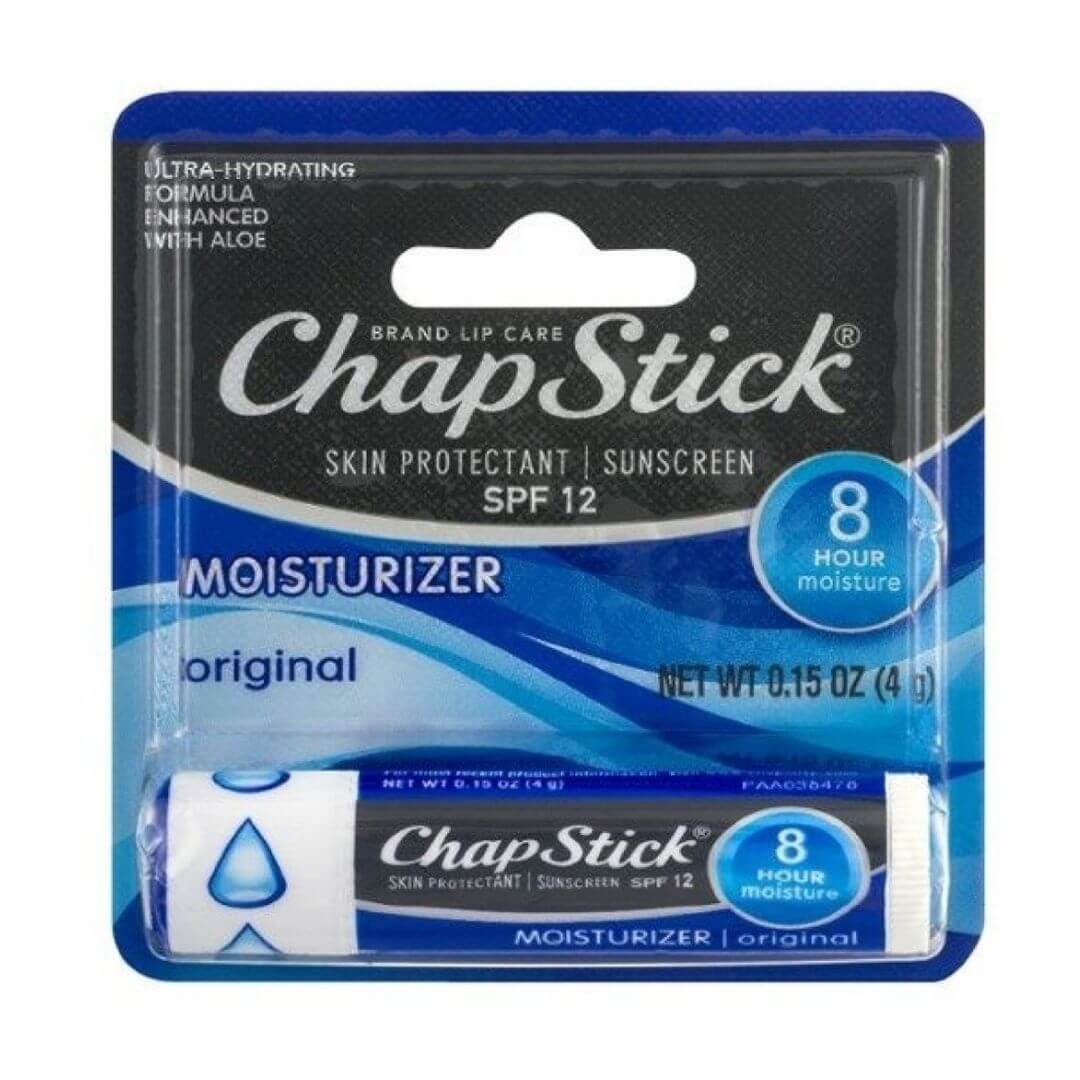 ChapStick Moisturizer Original SPF 12 Lip Balm 4g,
