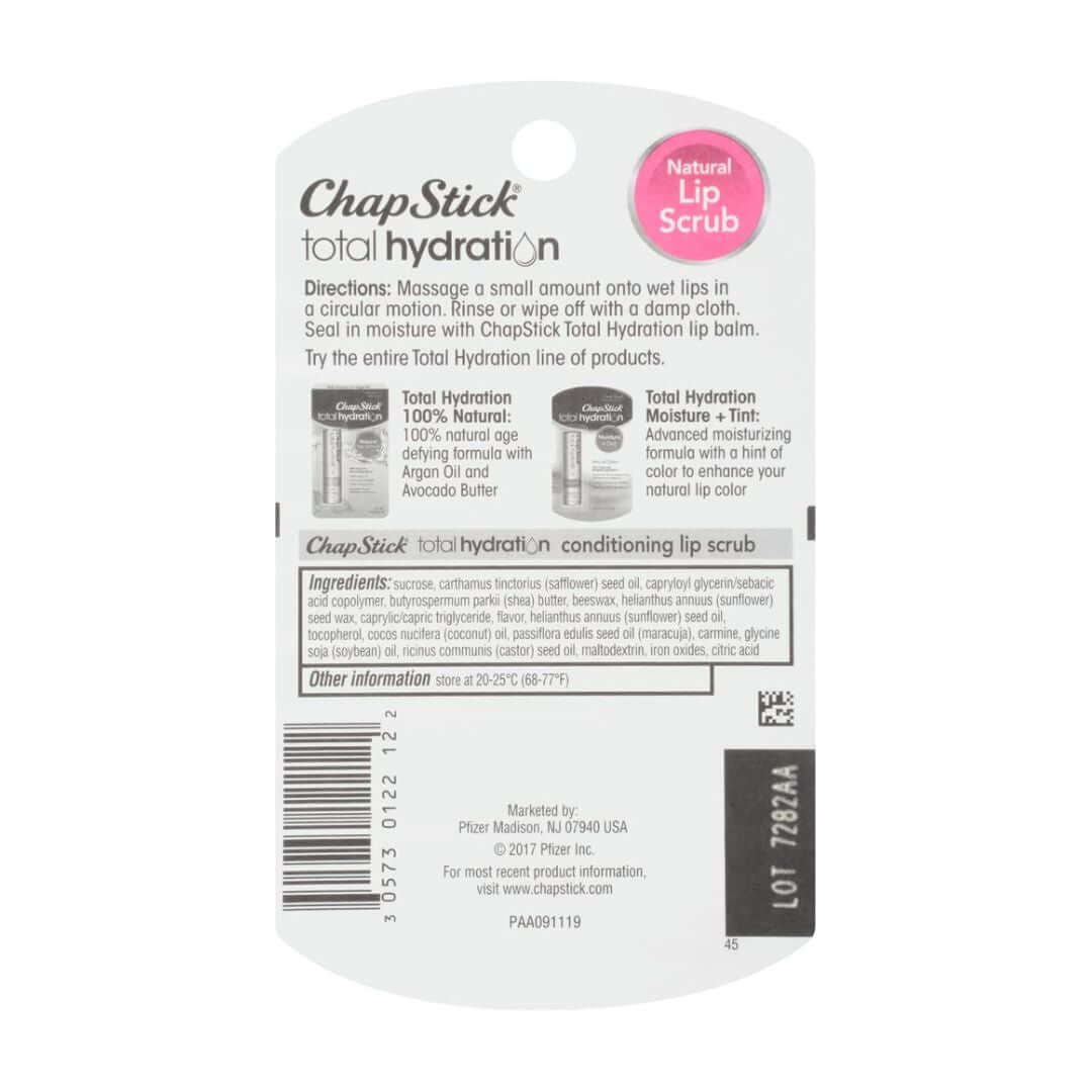 ChapStick Total Hydration Sugar Plum Conditioning Lip Scrub 7.5g,305730122122