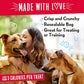 Charlee Bear Dog Treats 16 oz, Cheese & Egg Flavor, Crunchy Training Snacks for Dogs of All Sizes