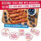 Charlee Bear Grain-Free Bear Crunch Dog Treats, Bacon & Blueberry Flavor, 8 oz Bag