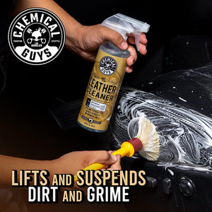 Chemical Guys SPI1091601 Leather Cleaner And Conditioner Leather And Interior Care Bundle + SPI22016 Total Interior Cleaner And Protectant, Safe For Cars, Home, Office, And More (16 Fl Oz) 3 Items,