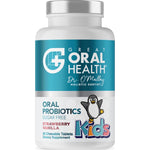 Childrens Oral Probiotics Oral Care Probiotic For Kids Cavity Prevention And Bad Breath Treatment Supplement W/BLIS K12 M18 Mouth And Gum Health Dentist Formulated 30 Lozenge Strawberry EBook Included,
