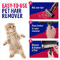 Chom Chom Roller Pet Hair Remover Reusable Lint Roller for Furniture Couch Carpet Bedding Black
