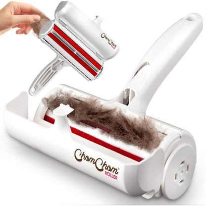 ChomChom Roller Pet Hair Remover, Reusable Lint Roller for Dog & Cat Hair on Furniture, Couch, Carpet