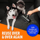 Chom Chom Roller Pet Hair Remover Reusable Lint Roller for Furniture Couch Carpet Bedding Black