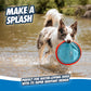 Chuckit Paraflight Flying Disc for Dogs, Small 6.75", Water Floating, Soft Rubber Edges, Durable Nylon Flyer, 1 Pack