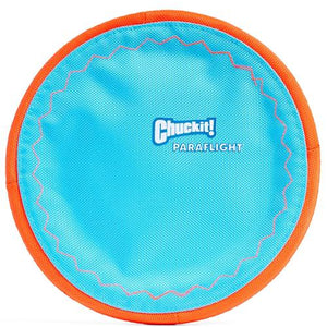 Chuckit Paraflight Disc Large 9.75 Inch Dog Toy Water Floating Flyer Soft Rubber Edges for Fetching Medium to Large Dogs