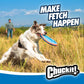 Chuckit Paraflight Flying Disc for Dogs, Small 6.75", Water Floating, Soft Rubber Edges, Durable Nylon Flyer, 1 Pack