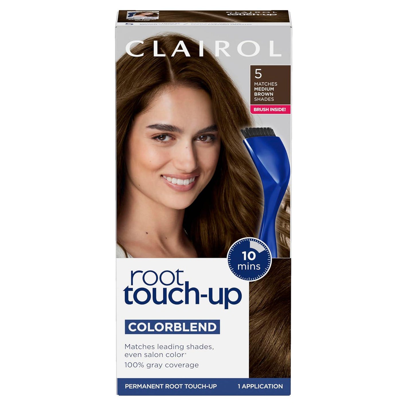 Clairol Clairol Root Touch-Up By Nice'n Easy Permanent Hair Dye, 5 Medium Brown Hair Color, (Pack Of 1)