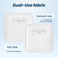 Clean Skin Club Clean Skin Club Clean² Pads 2.0 [NEW And IMPROVED EDGES] Guaranteed Not To Shed And Tear, Unique Triple Layers, Textured Side And Ultra Soft Side, Organic Disposable Cotton, Pair With Makeup Remover 2 Pack
