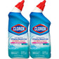 Clorox Toilet Bowl Cleaner Clinging Bleach Gel, Ocean Mist, 24oz, Pack of 2