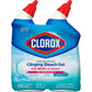 Clorox Toilet Bowl Cleaner Clinging Bleach Gel, Ocean Mist, 24oz, Pack of 2