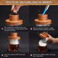 Cocktail Smoker Kit, Old Fashioned Smoker Kit For Bourbon Whiskey Drink, Smoker Infuser Kit With 4 Flavors Wood Chips, Birthday Christmas Gifts For Husband, Men, Dad,