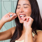 Cocofloss Woven Dental Floss, Dentist-Designed Oral Care, Mint Waxed Expanding, Vegan, Kid-Friendly, String Floss with Coconut Oil, 4 Spools (33 Yards Each)