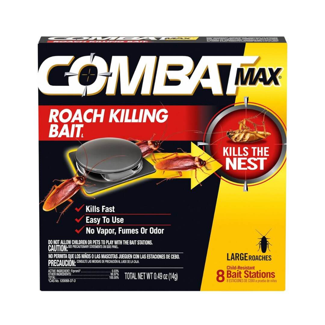 Combat Max Roach Killing 8 Bait Stations For Large Roaches 14g