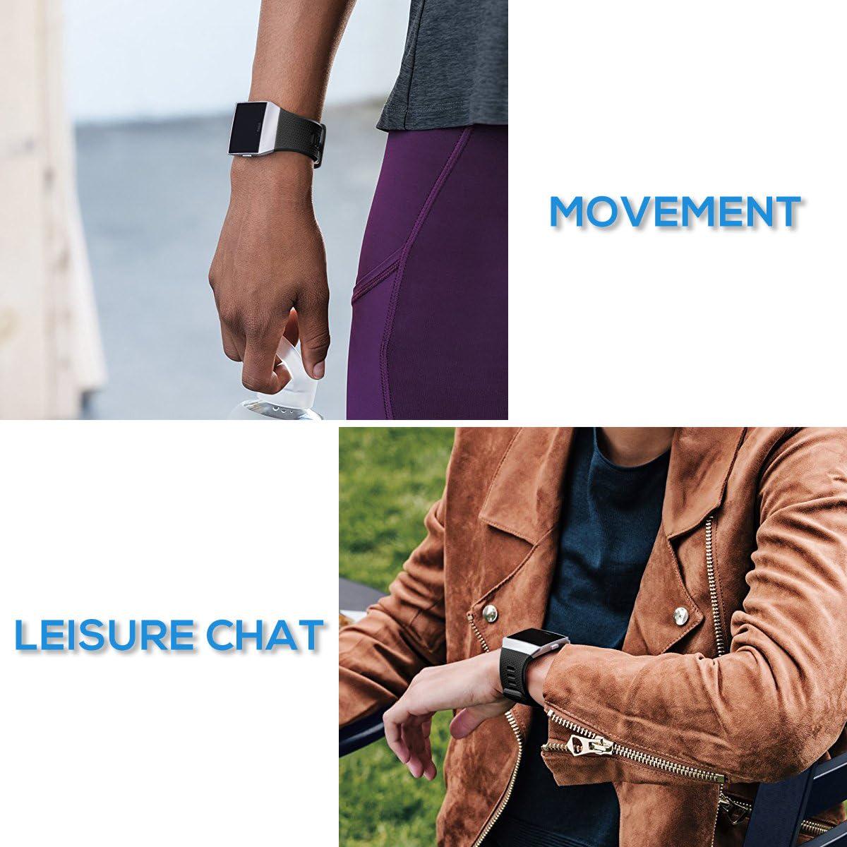 Compatible Ionic Bands For Men Women Large Small, Replacement Strap Sport Accessory Wristband With Original Design For Ionic Smart Watch,Does not Apply