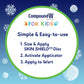 Compound W Freeze Off For Kids Wart Remover, 15 Freeze Applications And 18 Skin Shield Discs, For Common And Plantar Wart Removal,