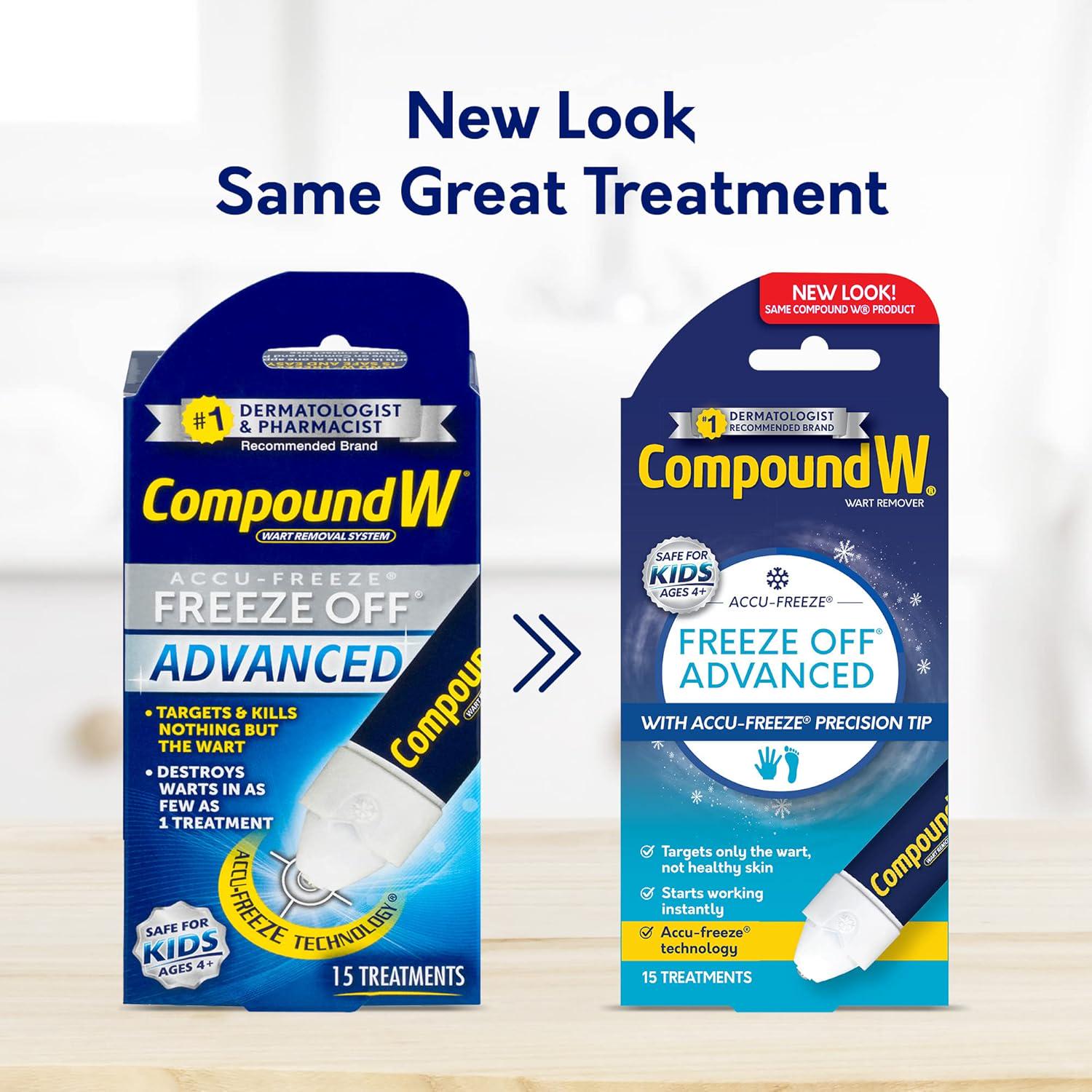Compound W Freeze Off Advanced Wart Remover With Accu-Freeze, Multicolor, 1 Count,