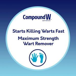 Compound W Compound W Maximum Strength One Step Invisible Wart Remover Strips, 14 CT