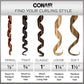 CONAIR Conair Double Ceramic 3/4-Inch Curling Iron, ¾-inch Barrel Produces Tight Curls For Use On Short To Medium Hair