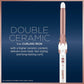 CONAIR Conair Double Ceramic 3/4-Inch Curling Iron, ¾-inch Barrel Produces Tight Curls For Use On Short To Medium Hair