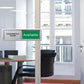 Conference Room In Use/Available Sign, Vacant Occupied Door Sign For Home Office Restroom,Non-Scratch Magnetic Privacy Slider Door Signs Tells Whether Room Vacant Or Occupied, Silver, 7'' X 2'',796520179127