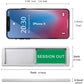 Conference Room Sign,In Session Session Out Privacy Sign For Office Conference Meeting Home,Meeting In Progress Slider,Meeting In Session Indicator Tells Whether Room Vacant Or Occupied-7 X 2 Inches,