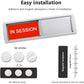 Conference Room Sign,In Session Session Out Privacy Sign For Office Conference Meeting Home,Meeting In Progress Slider,Meeting In Session Indicator Tells Whether Room Vacant Or Occupied-7 X 2 Inches,