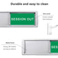 Conference Room Sign,In Session Session Out Privacy Sign For Office Conference Meeting Home,Meeting In Progress Slider,Meeting In Session Indicator Tells Whether Room Vacant Or Occupied-7 X 2 Inches,