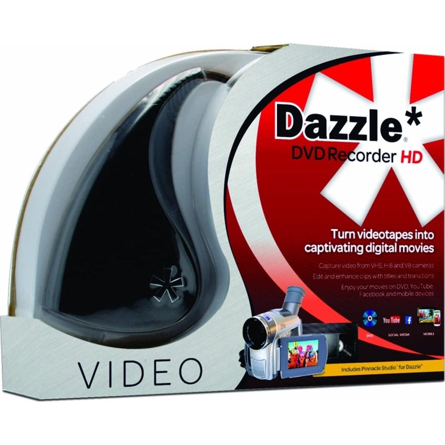 Corel Dazzle Dvd Recorder Hd Video Capture Device + Video Editing Software [Pc Disc],735163141535