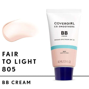 CoverGirl CG Smoothers SPF 21 BB Cream For 805 Fair To Light 40ml