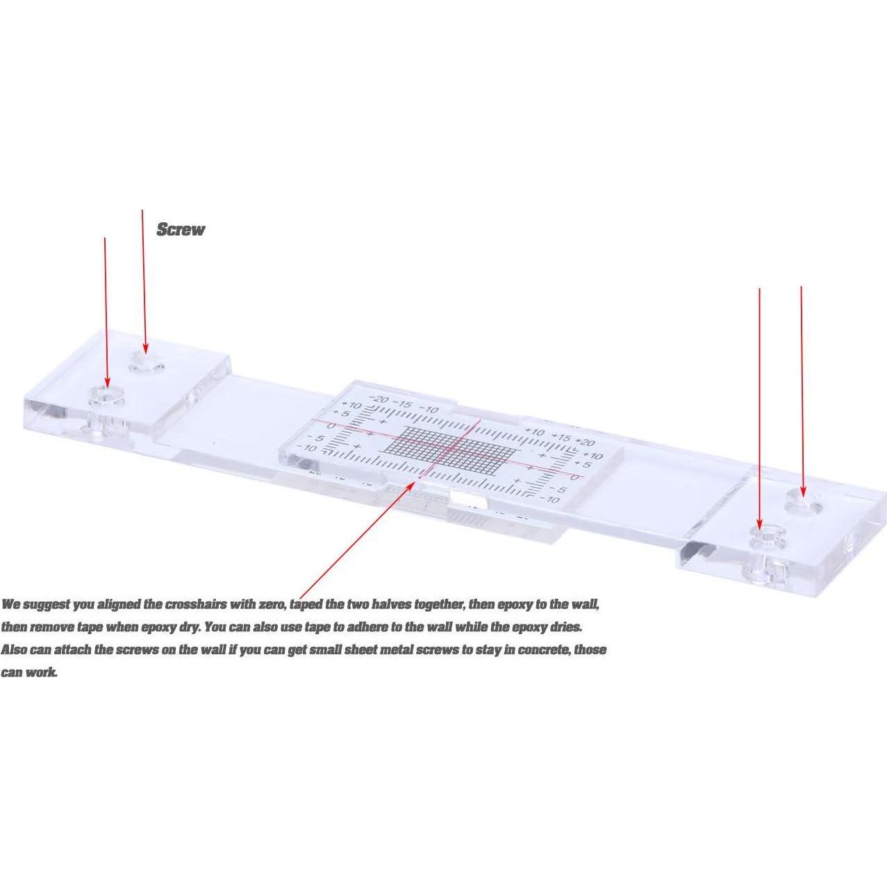 Crack Monitoring Record, Standard Tell-Tale Crack Monitor For The Standard And Corner Tell-Tale (1PCS),