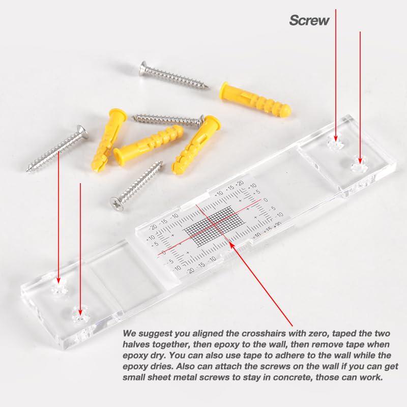 Crack Monitoring Record, Standard Tell-Tale Crack Monitor For The Standard And Corner Tell-Tale (5PCS),