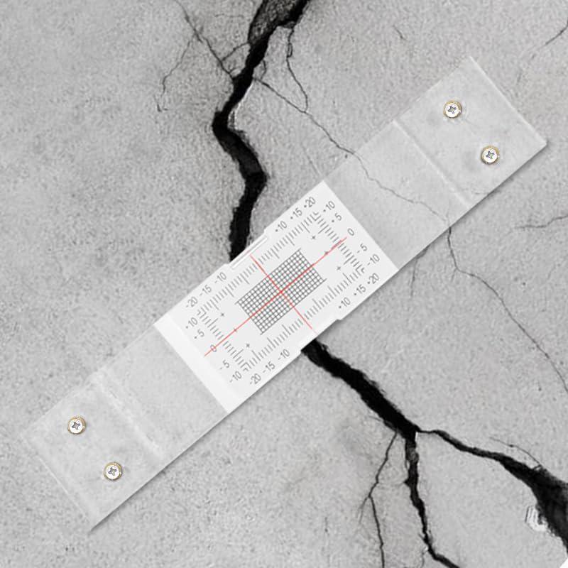 Crack Monitoring Record, Standard Tell-Tale Crack Monitor For The Standard And Corner Tell-Tale (1PCS),
