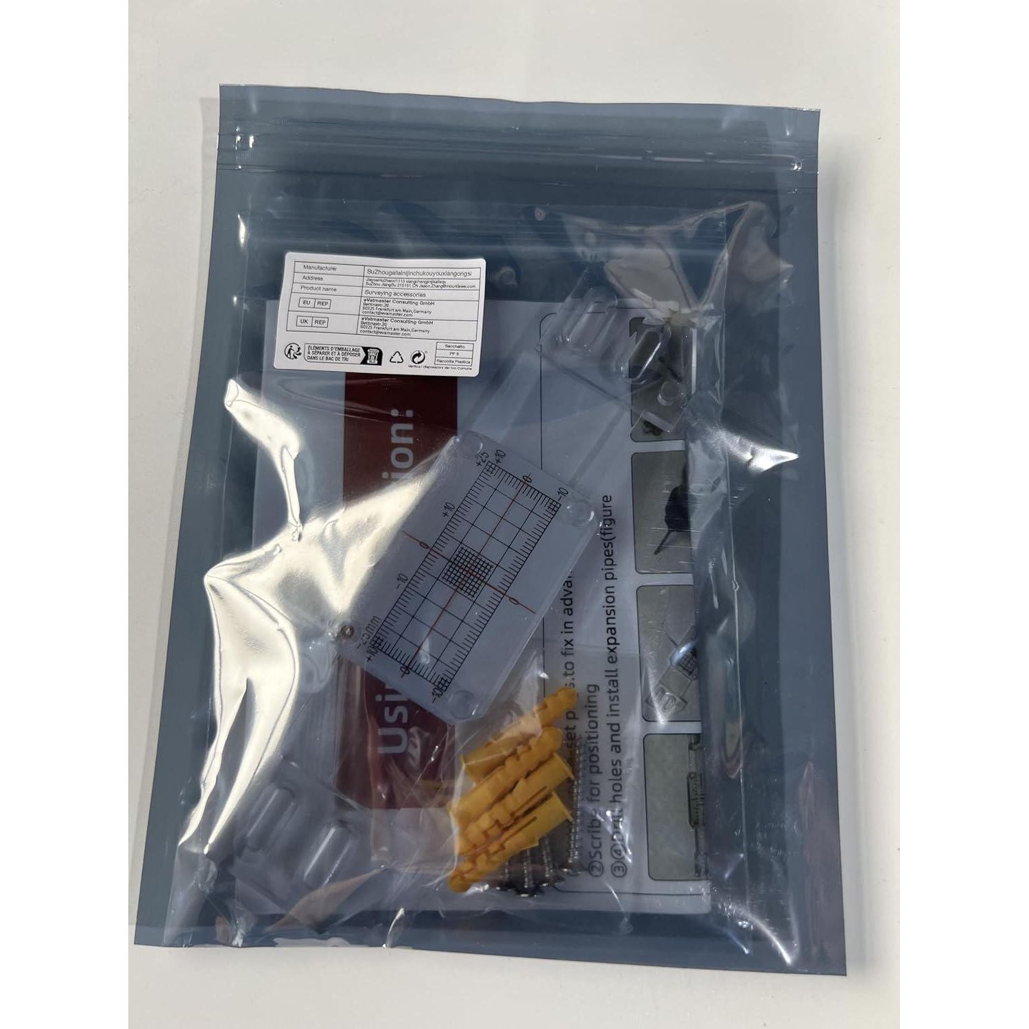 Crack Monitoring Record, Standard Tell-Tale Crack Monitor For The Standard And Corner Tell-Tale (1PCS),