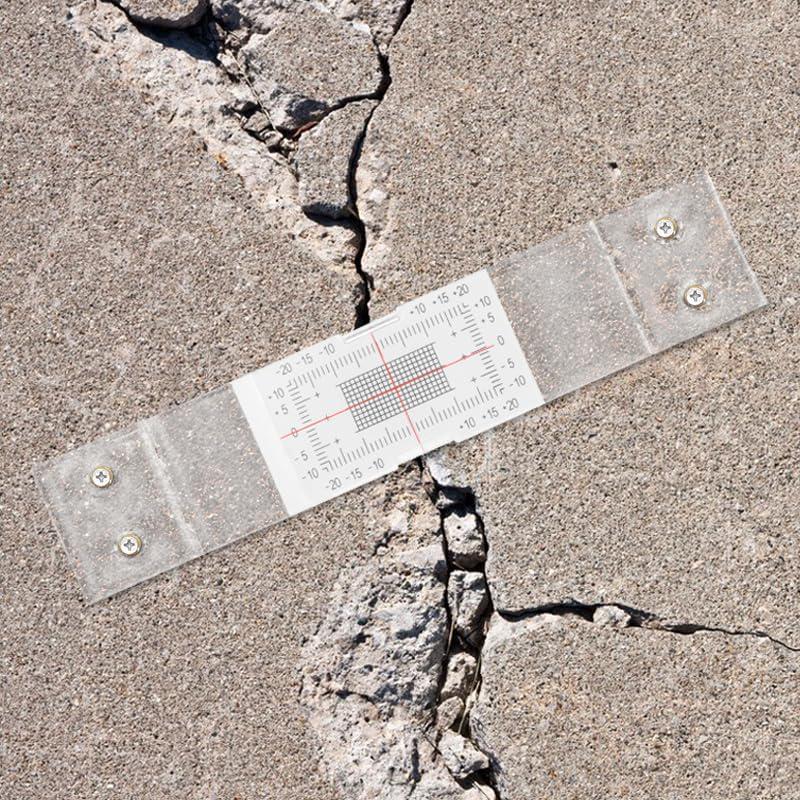 Crack Monitoring Record, Standard Tell-Tale Crack Monitor For The Standard And Corner Tell-Tale (1PCS),