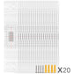 Crack Monitoring Record, Standard Tell-Tale Crack Monitor For The Standard And Corner Tell-Tale (10PCS),