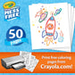 Crayola Color Wonder Mess Free Coloring Pages 50 Count Blank Refill Pack for Toddlers and Kids