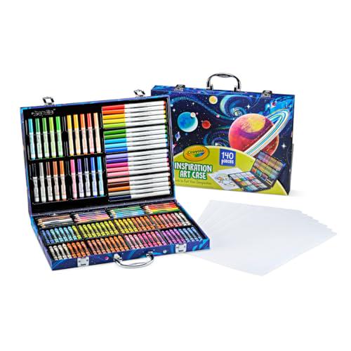 Crayola Inspiration Art Case Coloring Set for Kids 140 Pieces Space Theme