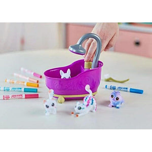 Crayola Scribble Scrubbies Tub Set Includes 4 Washable Pets Animal Coloring Craft Toy for Kids Ages 3 and Up