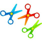 Crayola Toddler Safety Scissors, 3 Pack, Blunt Tip, Right/Left Hand Use, For Preschool & Learning Activities