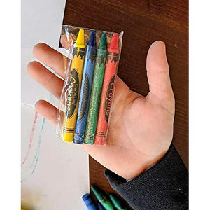 CrayonKing Bulk Crayons 25 Sets of 4 Non Toxic Individually Wrapped for Classrooms