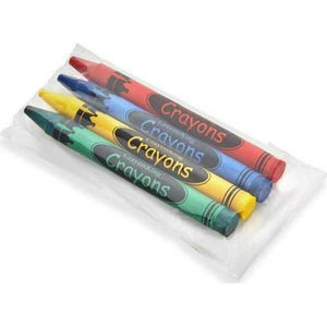 CrayonKing Bulk Crayons 25 Sets of 4 Non Toxic Individually Wrapped for Classrooms