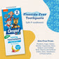 Orajel Kids Natural Fruity Fun Paw Patrol Training Toothpaste For 0-3 Years 42.5g