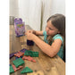 CreateOn Crayola Mini Magnetic Tiles Building Set, STEM Toy, 24-Piece Glitter Set for Kids Ages 3+
