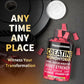 Happyummmm Creatine Monohydrate Gummies For Men And Women-5g Of Creatine Monohydrate Per Serving - Sugar Free,Vegan, Strawberry Flavor, 180 Count-2pack.