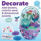 Creativity for Kids Mermaid Terrarium Kit, Mini Garden Craft Toy, STEM Gift for Girls Ages 6+